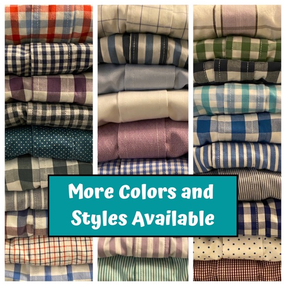 3x Blue J. Crew Button-Down Dress Shirts (LG) - Picture 8 of 8